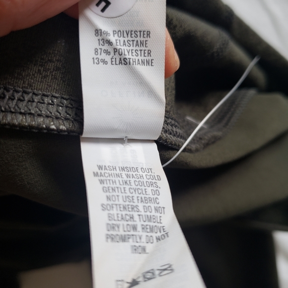 Aerie Offline The Hugger High Waisted Crackle Legging Olive/Army Green Sz M NWT - Picture 12 of 13